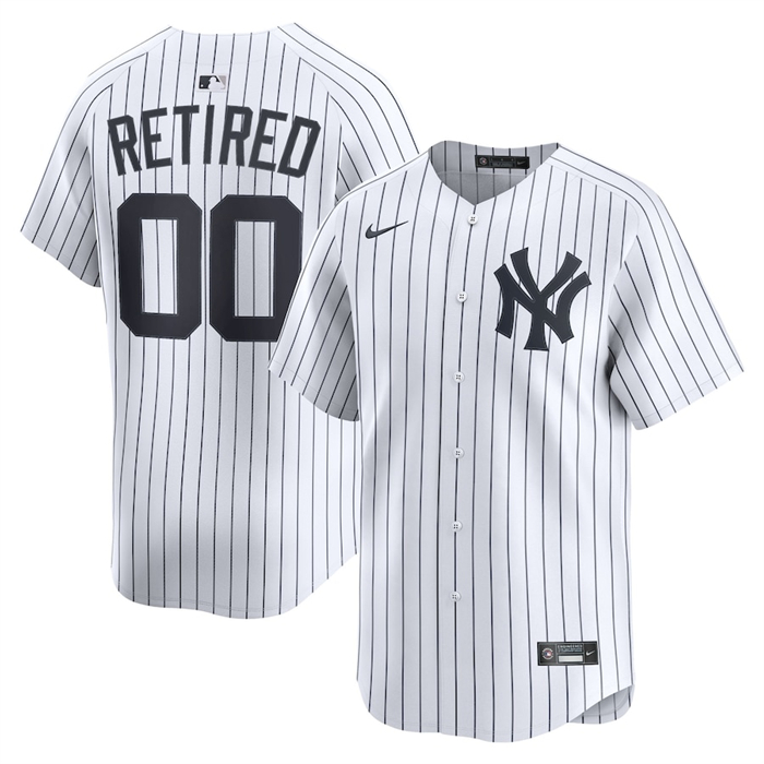 Camiseta Beisbol Hombre New York Yankees Retired Roster Primera Limited Blanco